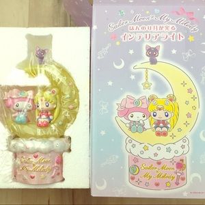 NIB My melody melody x Sailor Moon room lamp
